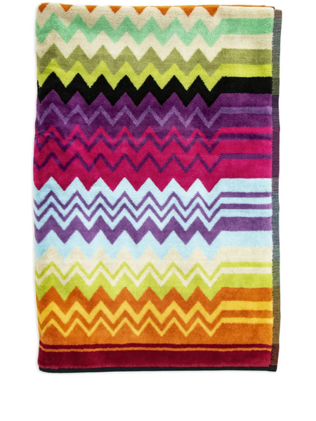  Missoni Home Alfombra De Baño Con Motivo En Zigzag - Morado 
