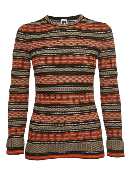  Missoni Pre-owned Top A Rayas - Marrón 