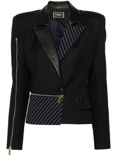  Mitiliane Couture Blazer A Paneles - Negro 