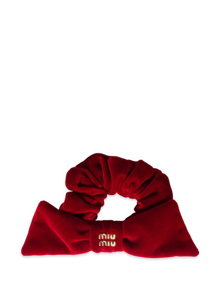  Miu Miu Coletero De Terciopelo - Rojo 