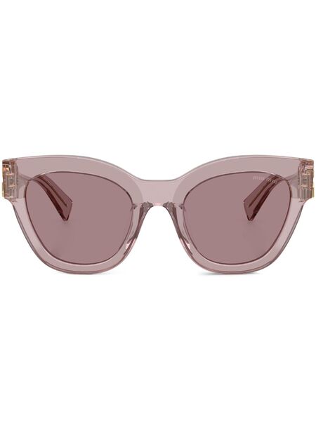  Miu Miu Eyewear Gafas De Sol Con Montura Transparente - Morado 