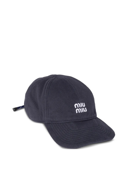  Miu Miu Gorra Vaquera - Azul 