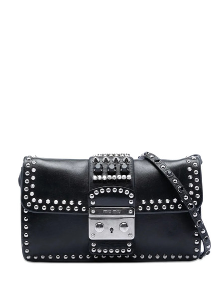  Miu Miu Pre-owned Bandolera Push Lock Con Apliques 2010-2026 - Negro 