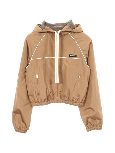  Miu Miu Pre-owned 2020s Hooded Jacket - Neutro 