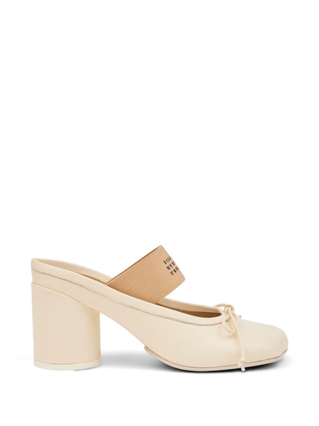  Mm6 Maison Margiela Mules Anatomic Numeric - Neutro 