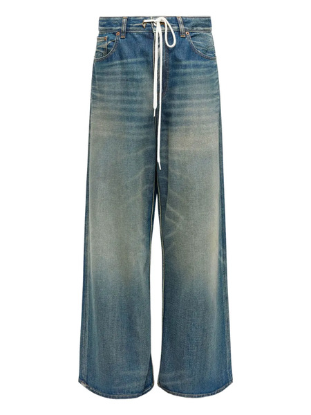  Mm6 Maison Margiela Vaqueros Anchos - Azul 
