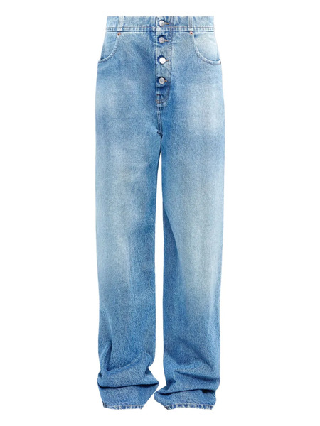  Mm6 Maison Margiela Vaqueros Anchos - Azul 