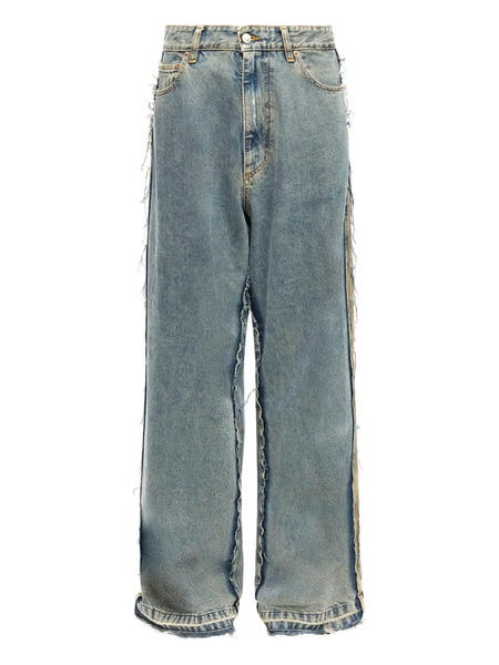  Mm6 Maison Margiela Vaqueros Anchos - Azul 