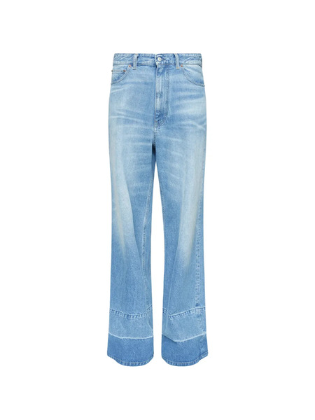  Mm6 Maison Margiela Vaqueros Anchos - Azul 