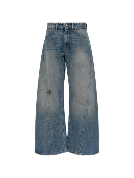  Mm6 Maison Margiela Vaqueros Anchos - Azul 