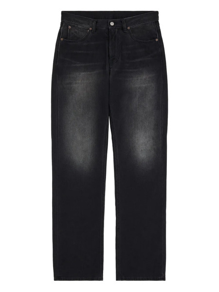  Mm6 Maison Margiela Vaqueros Con Cinco Bolsillos - Negro 