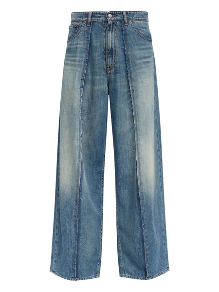  Mm6 Maison Margiela Vaqueros Con Paneles - Azul 