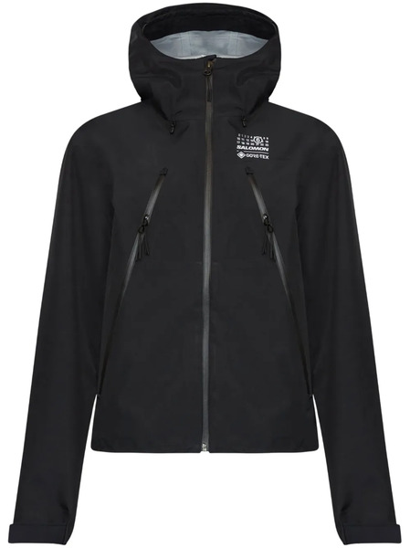  Mm6 Maison Margiela X Salomon Cortavientos Gore-tex Con Capucha De Mm6 Maison Margiela X Salomon - Negro 