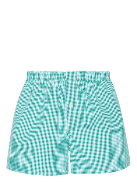  Modes Garments Bóxer A Cuadros Gingham - Verde 