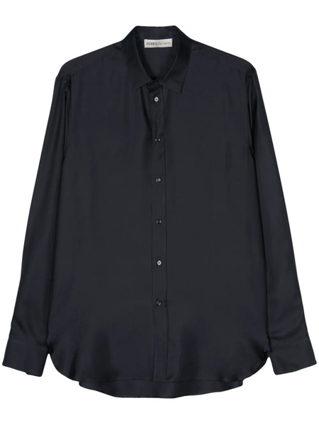  Modes Garments Camisa Satinada - Azul 