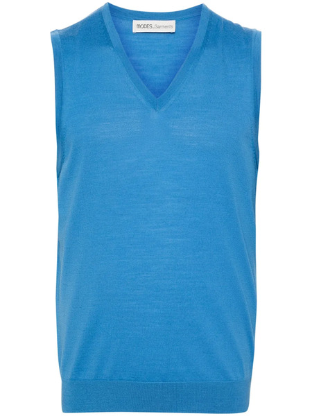  Modes Garments Chaleco De Punto - Azul 