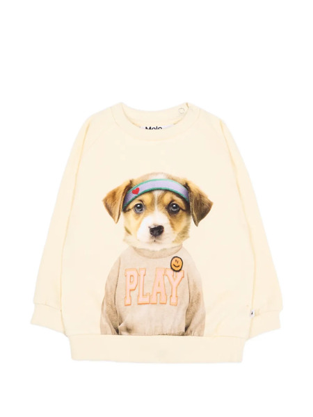  Molo Game Pup Sweater - Neutro 