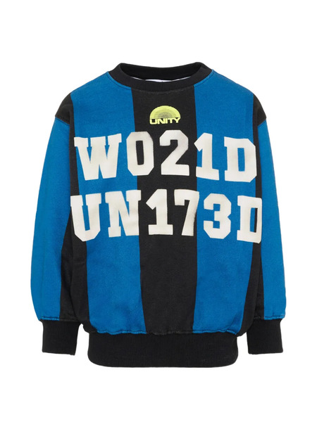  Molo Jersey Con Estampado Gráfico - Azul 