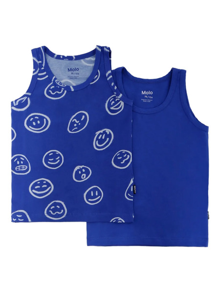  Molo Pack De Dos Camisetas Jayden Con Smiley - Azul 