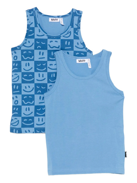  Molo Set De Dos Tops Sin Mangas Jayden - Azul 