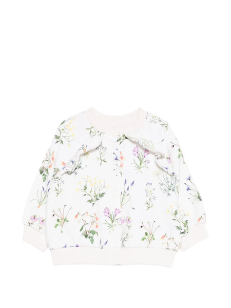  Molo Sudadera Daphne Con Volantes - Neutro 