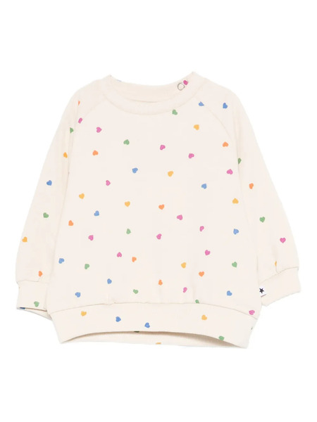  Molo Sudadera Disc Con Corazón Estampado - Neutro 
