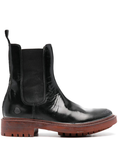  Moma Botas Con Efecto Envejecido - Negro 