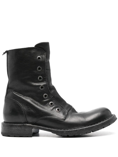  Moma Botas Con Paneles Elásticos - Negro 