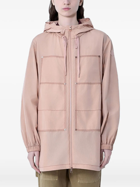  Moncler Abrigo Con Capucha - Rosa 