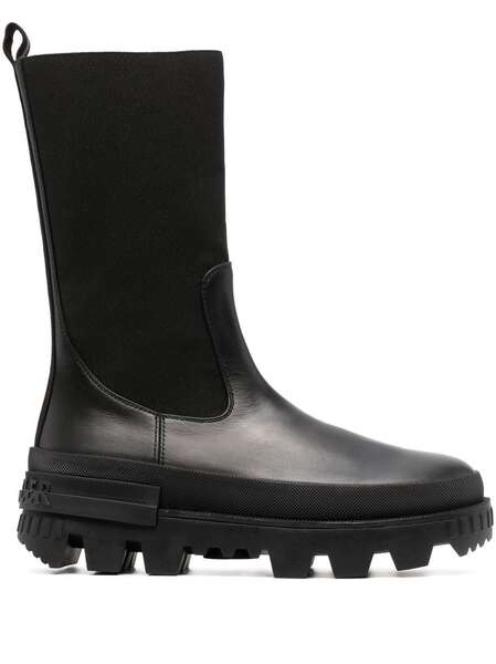  Moncler Botas Con Suela Dentada - Negro 