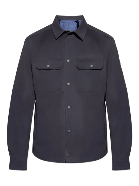  Moncler Camisa Con Parche Del Logo - Azul 
