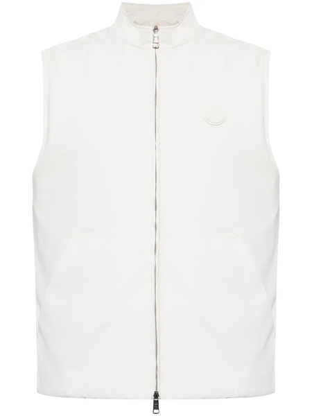  Moncler Chaleco Acolchado Reversible - Blanco 
