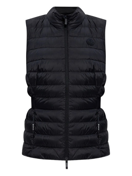 Moncler Chaleco Valmarie Acolchado - Negro 