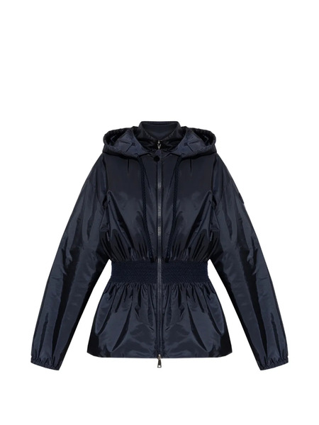  Moncler Chaqueta Fruncida Con Capucha - Azul 
