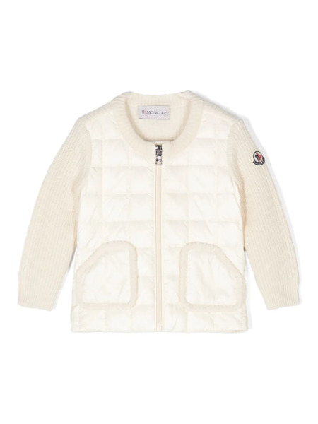  Moncler Enfant Cárdigan Con Paneles - Blanco 