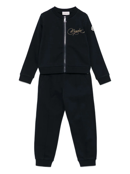  Moncler Enfant Chándal De Algodón - Azul 