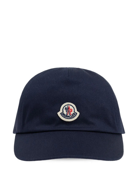  Moncler Enfant Gorra Con Parche Del Logo - Azul 