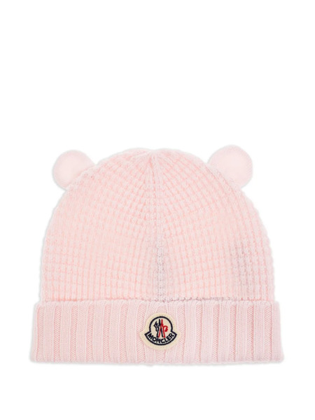  Moncler Enfant Gorro Con Orejeras - Rosa 
