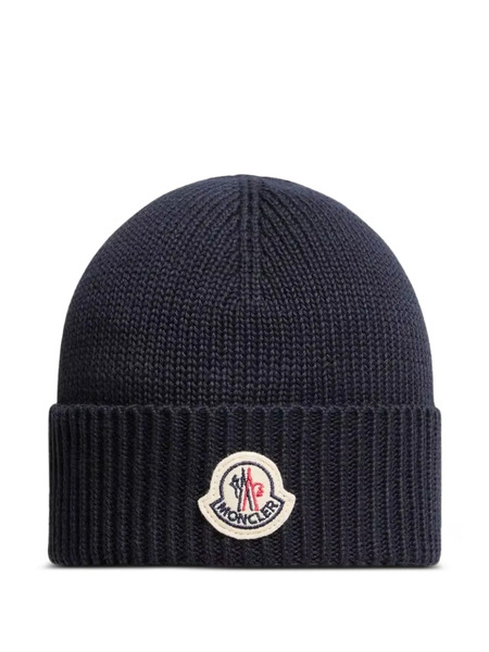  Moncler Enfant Gorro De Canalé - Azul 