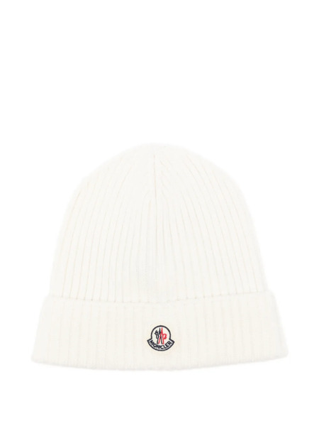  Moncler Enfant Gorro De Canalé - Blanco 