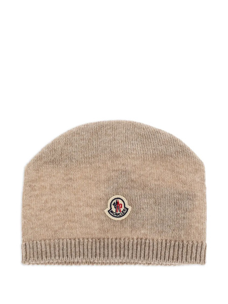  Moncler Enfant Gorro De Canalé - Marrón 
