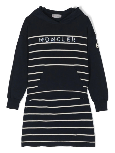 Moncler Enfant Set De Dos Piezas A Rayas - Azul 