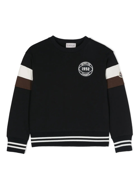  Moncler Enfant Sudadera Con Logo - Azul 