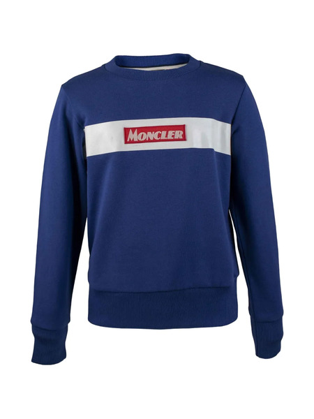  Moncler Enfant Sudadera Con Logo - Azul 