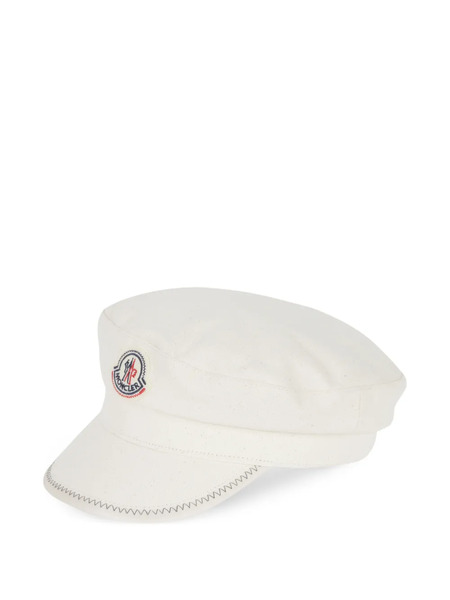  Moncler Gorra Baker Con Parche Del Logo - Neutro 
