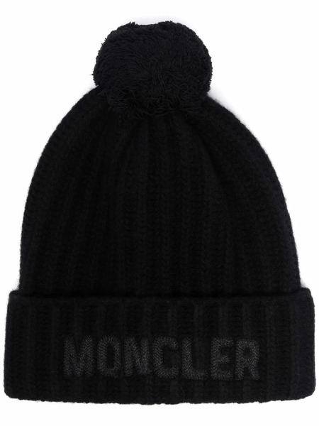  Moncler Gorro Con Pompón - Azul 