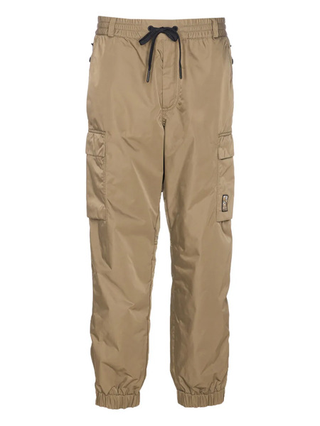  Moncler Grenoble Pantalones Con Parche Del Logo - Marrón 