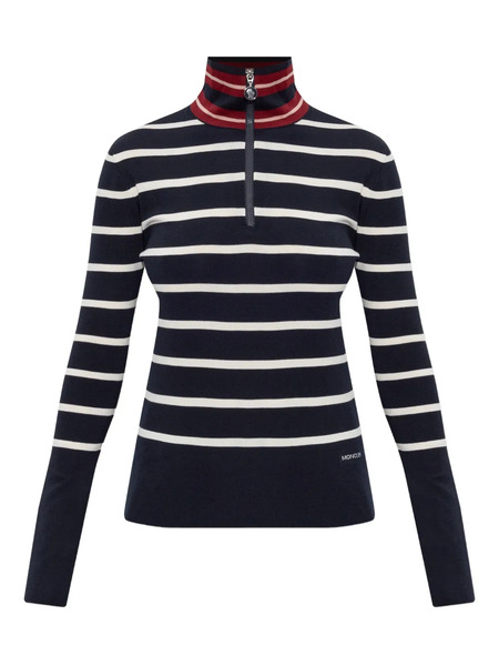  Moncler Jersey A Rayas - Negro 