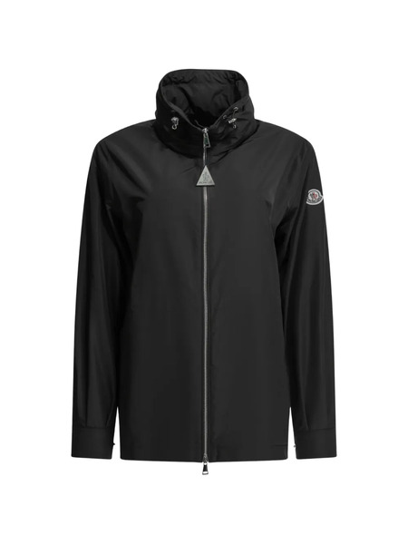  Moncler Logo-patch Hooded Coat - Negro 