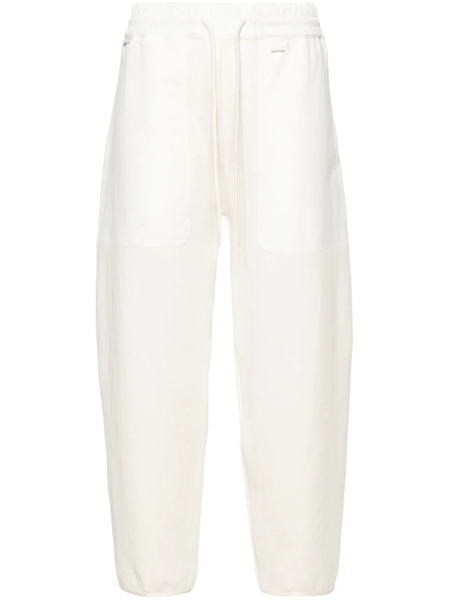  Moncler Pantalones De Chándal Con Panel En Contraste - Blanco 